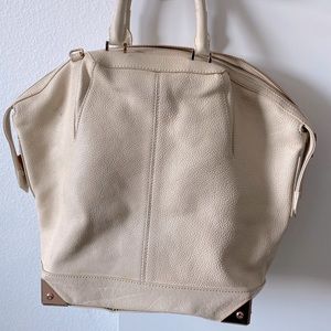 Alexander Wang Pebbled Calfskin Emile Eggshell